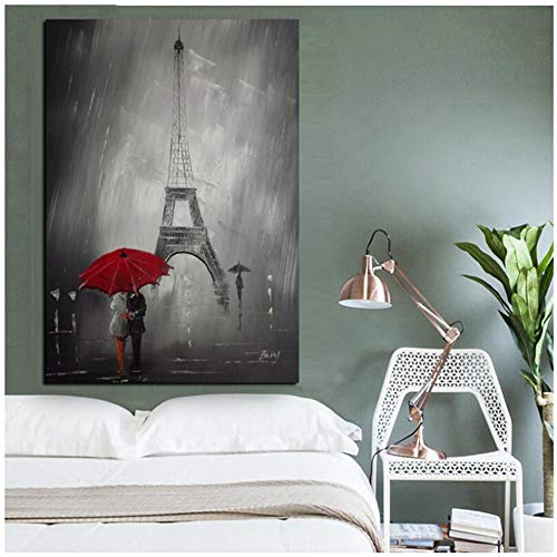 Cuadro en lienzo Paraguas rojo Romántico HD Impresión en lienzo Poster Imagen de pared para decoración de la sala de arte 30x50 cm / 11.8"x 19.7" Sin marco Cuadro en lienzo Paraguas rojo Romántico HD Impresión en lienzo Poster Imagen de pared para decoración de la sala de arte 30x50 cm / 11.8"x 19.7" Sin marco