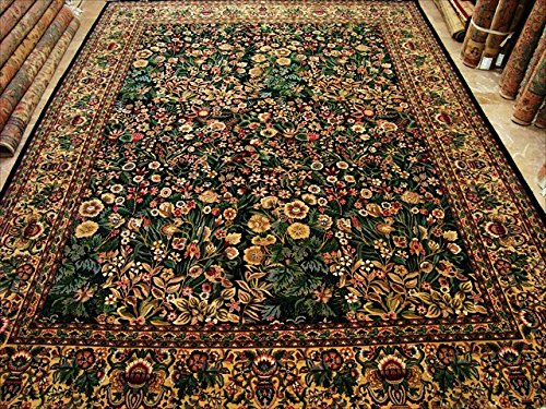 Exclusivo diseñado flores Allover jardín decorativo nueva zona oriental Alfombras anudadas a mano alfombra, lana, (10 x 14) ' Exclusivo diseñado flores Allover jardín decorativo nueva zona oriental Alfombras anudadas a mano alfombra, lana, (10 x 14) '