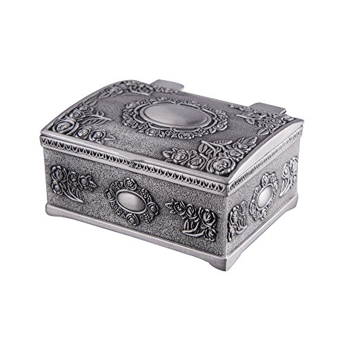 Feyarl - Caja de joyería para pendientes, anillos, diseño vintage