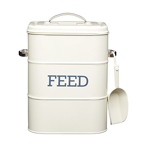 Kitchen Craft 3 kg caja acero Living Nostalgia alimentación con pala, Beige Kitchen Craft 3 kg caja acero Living Nostalgia alimentación con pala, Beige