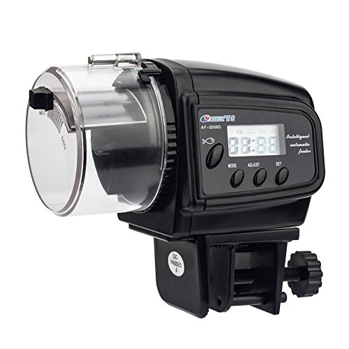 NICREW Alimentador Peces Automático, Dispensador de Comida Acuario, Alimentador Automático de Peces para Acuario con LCD Pantalla e Temporizador para Acuario Pescado NICREW Alimentador Peces Automático, Dispensador de Comida Acuario, Alimentador Automático de Peces para Acuario con LCD Pantalla e Temporizador para Acuario Pescado