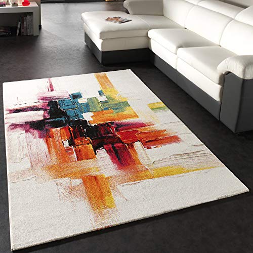 Paco Home Alfombra Moderna Splash Diseño Cepillo De Colores Novedad Embalaje Original, tamaño:160x230 cm Paco Home Alfombra Moderna Splash Diseño Cepillo De Colores Novedad Embalaje Original, tamaño:160x230 cm