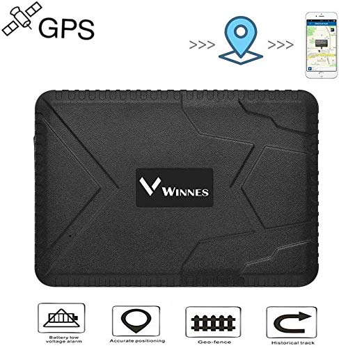 Rastreador GPS para Vehículos, Real Antirrobo Localizador GPS Impermeable on Seguimiento de Actividad Fuerte Imán Recargable 120 días Standby GPS Tracker con App/Web No Installation TK915