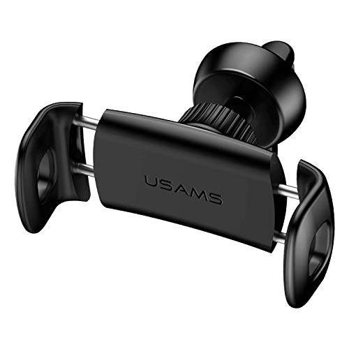 Soporte Móvil Coche Rejilla de Ventilación,USAMS Universal 360 Rotación Teléfono para iPhone 8/7 Plus/6S/6 Plus,Samsung Galaxy S8/S7/S6 Edge,GPS y Otros Smartphones de Hasta 6 Pulgadas