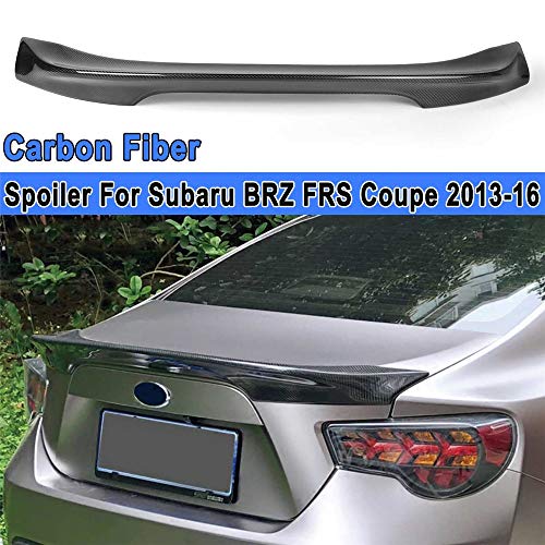 Tapa del alerón trasero de fibra de carbono para Subaru BRZ FRS Scion GT86 para Coupe Style 2012 2013 2014 2015 2016 2017 2018