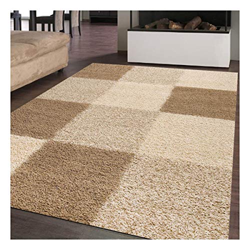 Un amour de alfombra Norlaz, 65 x 130 cm, alfombra moderna para entrada, alfombra rectangular gris, junco de mar, crema, 160 x 230 cm