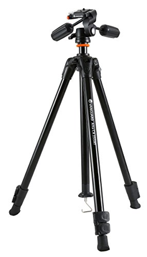 Vanguard Alta CA 233APH - Trípode de aluminio para foto, vídeo y telescopio, de 3 vías y 2 manetas