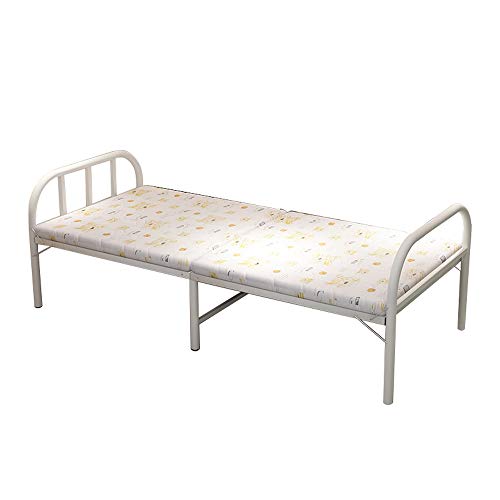 WangQ Cama plegable casa de hierro marco for niños cama al aire libre campamento portátil habitación de alquiler cama económica apartamento cama 180 cm, patrón de dibujos animados, 2 tamaños cama pleg WangQ Cama plegable casa de hierro marco for niños cama al aire libre campamento portátil habitación de alquiler cama económica apartamento cama 180 cm, patrón de dibujos animados, 2 tamaños cama pleg