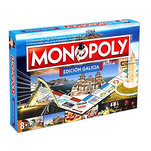 Winning Moves Monopoly Galicia (10223), multicolor, 40 x 27 cm (ELEVEN FORCE