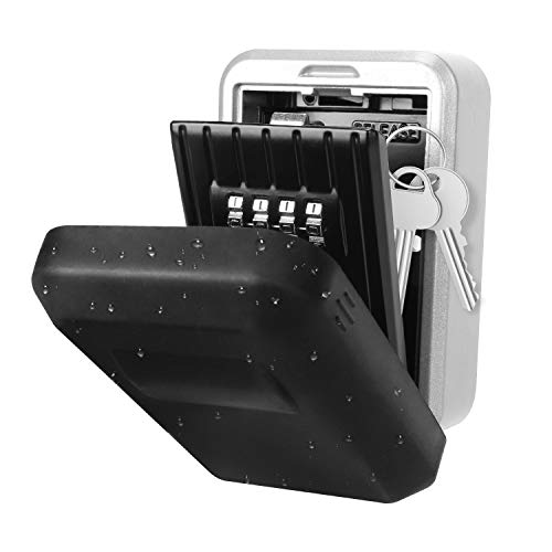 YISSVIC Caja de Seguridad con Llave, Key Lock Box Funda para Llaves para Uso Externo