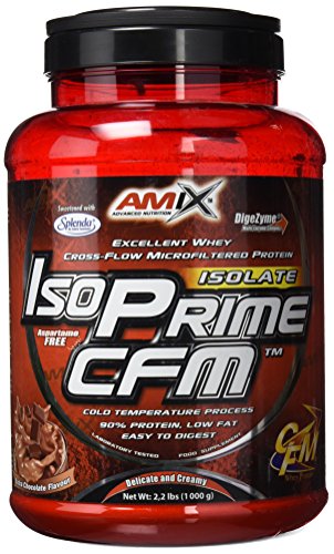 Amix Iso Prime Cfm Isolate Proteína de Suero Lácteo sin Lactosa, Sabor Chocolate - 1000 gr