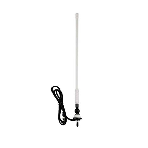 Antena Impermeable Universal FM Am Antena de Radio Flexible 180 Grados de Rotación de Color Negro