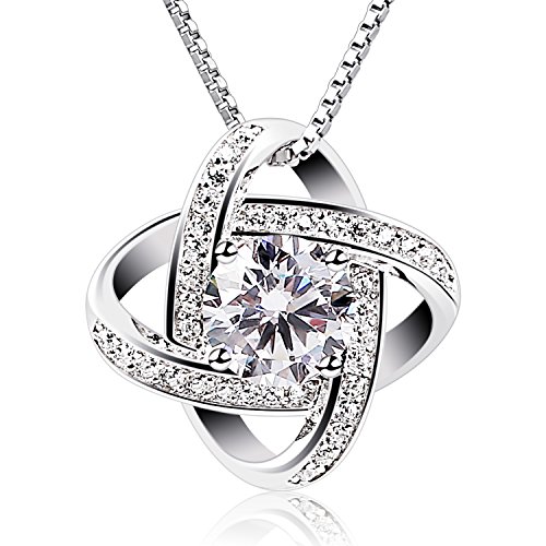 B.Catcher Collar Mujer Plata de Ley 925 ''Eres la luz de mis ojos'' con Para Regalo San Valentín Originales Cadena 45cm Longitud B.Catcher Collar Mujer Plata de Ley 925 ''Eres la luz de mis ojos'' con Para Regalo San Valentín Originales Cadena 45cm Longitud