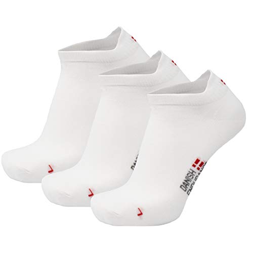 Calcetines de Deporte Low Cut Pack de 3 (Blanco, EU 39-42)