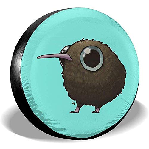 Cubierta de neumático de Repuesto-Protector de Cubierta de neumático de Rueda Universal-Cute Fat Kiwi Bird Fit for, Trailer, RV, SUV y Muchos vehículos