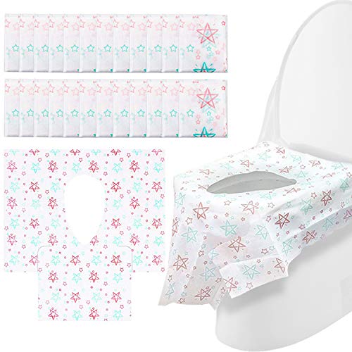 Cubierta del asiento para ir al baño - Cubiertas desechables para el asiento del inodoro Cubierta del asiento para ir al baño - Cubiertas desechables para el asiento del inodoro