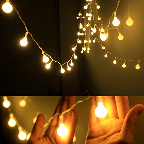 Dailyart - Guirnarldas blancas de luz calida efecto estrellado (Jardines, Casas, boda, fiesta de Navidad) Dailyart - Guirnarldas blancas de luz calida efecto estrellado (Jardines, Casas, boda, fiesta de Navidad)