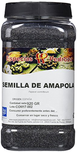 Especias Pedroza Semillas Naturales de Amapola - 920 gr