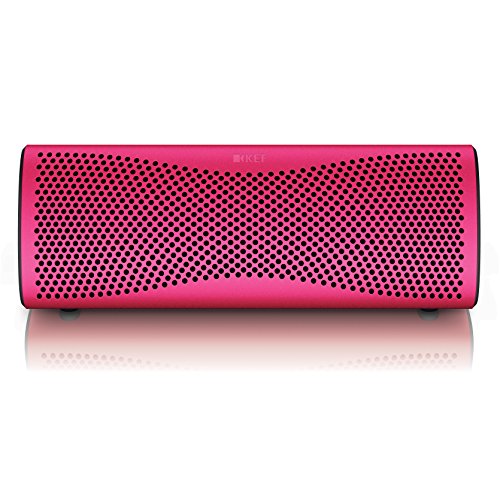 KEF SP3892FD-BUN - Altavoz portátil (Bluetooth, Micro USB, Alcance de 10 Metros, con Funda de Cuero) Color Fucsia KEF SP3892FD-BUN - Altavoz portátil (Bluetooth, Micro USB, Alcance de 10 Metros, con Funda de Cuero) Color Fucsia