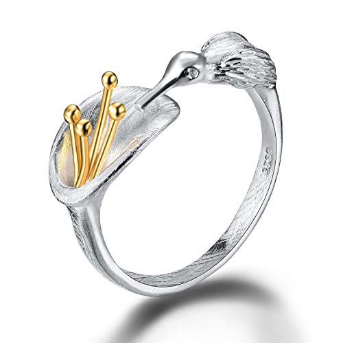 Lotus Fun - Anillos de plata de ley 925 con diseño de colibrí, hechos a mano, regalo único para mujeres y niñas Lotus Fun - Anillos de plata de ley 925 con diseño de colibrí, hechos a mano, regalo único para mujeres y niñas