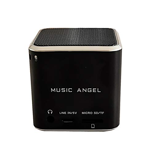 Music Angel JH-MD06BT2 - Altavoces Bluetooth portátiles con ranura para TF MP3 y mini amplificador de caja de sonido para teléfonos