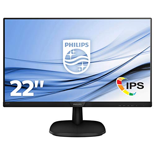 Philips 223V7QHAB/00 - Monitor IPS de 21.5" con Altavoces (Full HD, 1920x1080, Sin bordes, Flicker Free, Low Blue Mode, VESA, VGA + HDMI)