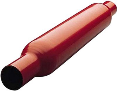 Silenciador Glasspack Muffler, de tubo de escape deportivo de 2,5 pulgadas (silenciador de escape para V8)