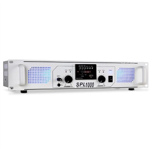 Skytec SPL-1000 Amplificador PA DJ 1000W MP3 USB SD Radio Skytec SPL-1000 Amplificador PA DJ 1000W MP3 USB SD Radio