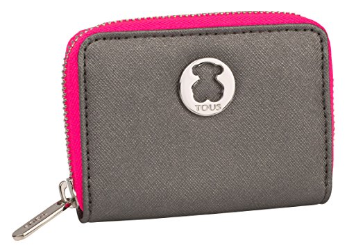 Tous Angela Dubai Saf, Monedero para Mujer, Plateado (Tri Plata 495970057), 10x8x2.5 cm (W x H x L) Tous Angela Dubai Saf, Monedero para Mujer, Plateado (Tri Plata 495970057), 10x8x2.5 cm (W x H x L)