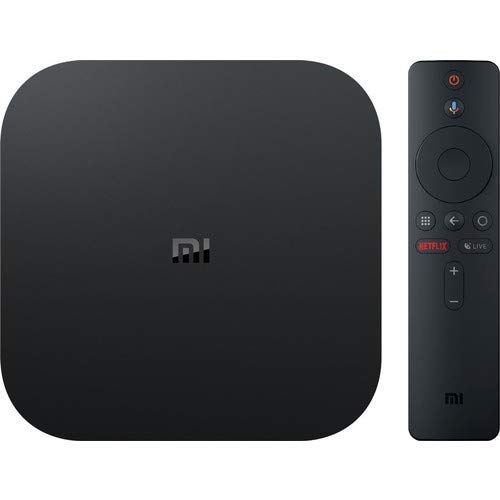 Xiaomi  MI TV BOX S - Reproductor streaming en 4K Ultra HD, Bluetooth, Wi-Fi, Asistente de Google con Chromecast, Negro