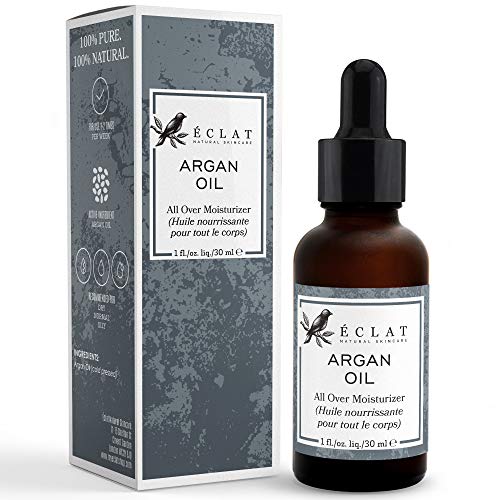 Aceite Argán 100% Eclat – Aceite Argán Natural de Árboles de Argán Marroquíes para Pureza Máxima Aceite Orgánico 100% Vitamina E y Aceites Grasos Omega 6 Rápida Absorción Prensado en Frío