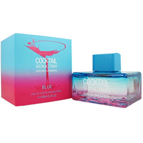 Antonio Banderas de cócteles en inglés seducción agua de perfume placa para puerta aerosol para manchas en paredes de ion de litio para de manga corta para mujer, de color azul 100 ml Antonio Banderas de cócteles en inglés seducción agua de perfume placa para puerta aerosol para manchas en paredes de ion de litio para de manga corta para mujer, de color azul 100 ml