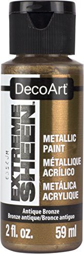 Deco Art Americana Extreme Shen Tarro de Pintura, acrílico, Bronce Envejecido, 3.5 x 3.5 x 10 cm Deco Art Americana Extreme Shen Tarro de Pintura, acrílico, Bronce Envejecido, 3.5 x 3.5 x 10 cm