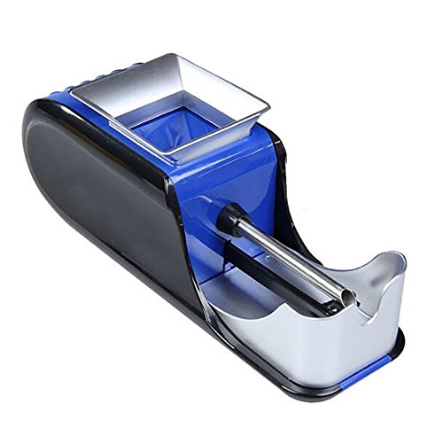 Denshine Máquina de Tabaco Electrica Automático Portátil Accesorios de Cigarrillos para Liar Entubar Cigarrillos Color Azul Denshine Máquina de Tabaco Electrica Automático Portátil Accesorios de Cigarrillos para Liar Entubar Cigarrillos Color Azul