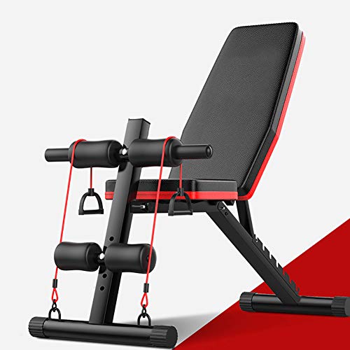 DKDYBR Banco Musculación Taburete con Mancuernas Pesas Equipo Ejercicios Abdominales Silla Volador Prensa Taburete Parachoques Placas Prensa Militar Tablero ConexióN para Asistente Hogar,A DKDYBR Banco Musculación Taburete con Mancuernas Pesas Equipo Ejercicios Abdominales Silla Volador Prensa Taburete Parachoques Placas Prensa Militar Tablero ConexióN para Asistente Hogar,A