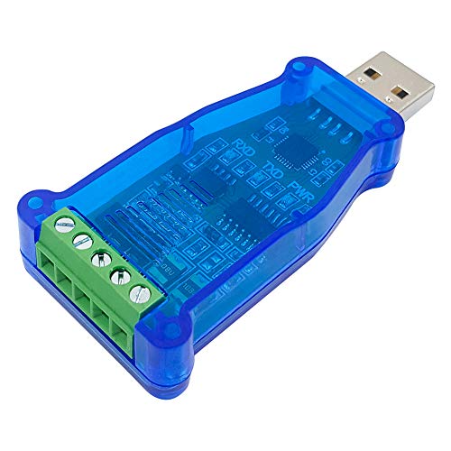 DSD TECH SH-U10 Convertidor USB a RS485 con chip CP2102 Compatible con Windows 7,8,10, Linux, Mac OS
