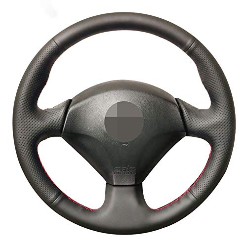 JIRENSHU Cubierta del Volante de Cuero Negro para Honda S2000 2000-2008 Civic Si 2002-2004 Acura RSX Type-S 2005 JIRENSHU Cubierta del Volante de Cuero Negro para Honda S2000 2000-2008 Civic Si 2002-2004 Acura RSX Type-S 2005