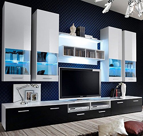 muebles bonitos – Mueble de salón Arlesa Blanco y Negro 3M