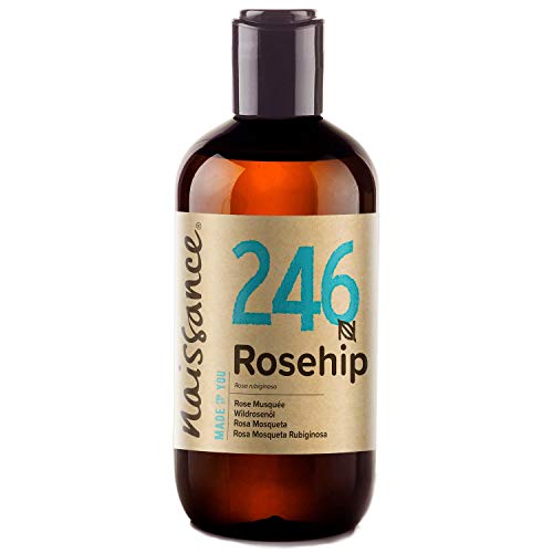 Naissance Aceite Vegetal de Rosa Mosqueta Rubiginosa n. º 246 – 250ml - Puro, natural, vegano, sin hexano y no OGM - Hidrata y nutre todo tipo de pieles, el cabello y las uñas. Naissance Aceite Vegetal de Rosa Mosqueta Rubiginosa n. º 246 – 250ml - Puro, natural, vegano, sin hexano y no OGM - Hidrata y nutre todo tipo de pieles, el cabello y las uñas.