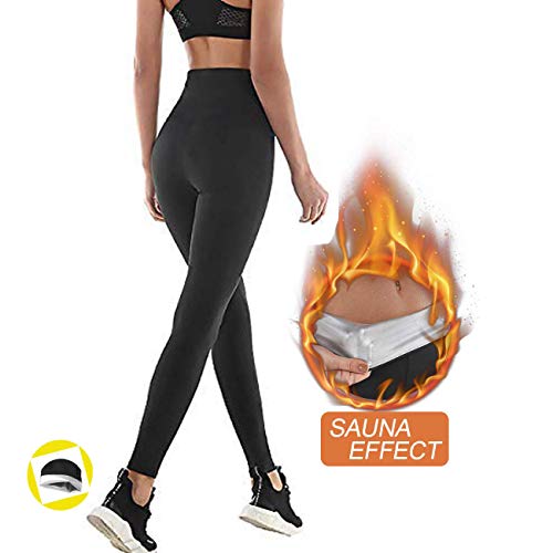 NHEIMA Pantalones de Sauna Adelgazantes Mujer NANOTECNOLOGÍA, Leggins Reductores Adelgazantes, Leggins Anticeluliticos Cintura Alta, Mallas Fitness Push Up para Deporte Running Yoga Gym (L, Black03) NHEIMA Pantalones de Sauna Adelgazantes Mujer NANOTECNOLOGÍA, Leggins Reductores Adelgazantes, Leggins Anticeluliticos Cintura Alta, Mallas Fitness Push Up para Deporte Running Yoga Gym (L, Black03)