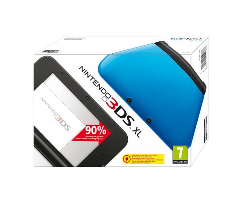 Nintendo 3DS - Consola XL, Color Negro Y Azul Nintendo 3DS - Consola XL, Color Negro Y Azul