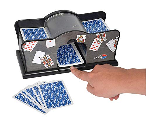 Noris 606154621 Accesorio para Juegos de Cartas Card shuffler Negro - Accesorios para Juegos de Cartas (Card shuffler, Negro, C, 1 Pieza(s))