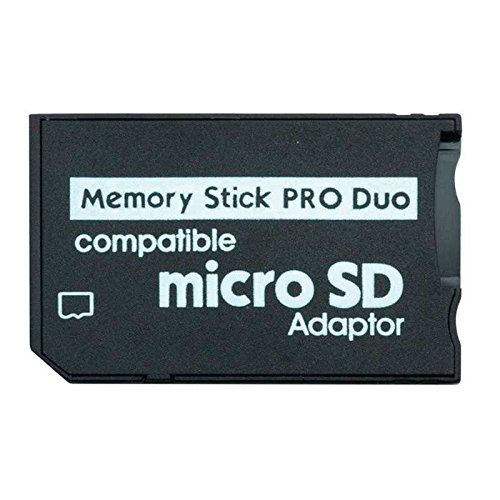 OcioDual Adaptador conversor de Tarjeta Micro SD a Memory Stick Pro Duo para PSP, Camaras Sony, etc