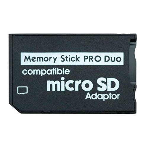 OcioDual Adaptador conversor de Tarjeta Micro SD a Memory Stick Pro Duo para PSP, Camaras Sony, etc OcioDual Adaptador conversor de Tarjeta Micro SD a Memory Stick Pro Duo para PSP, Camaras Sony, etc