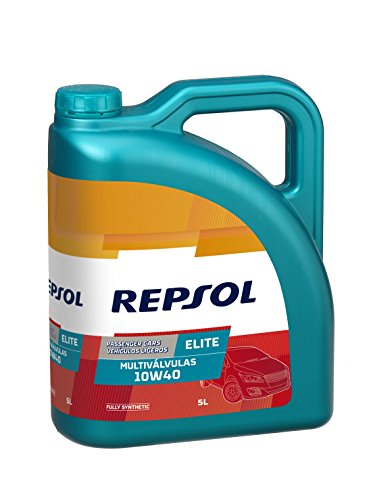 Repsol RP141N55 Elite Multiválvulas 10W-40 Aceite de Motor para Coche, Multicolor, 5 L Repsol RP141N55 Elite Multiválvulas 10W-40 Aceite de Motor para Coche, Multicolor, 5 L