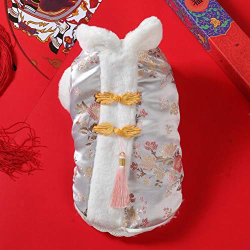 T&X Traje Festivo De Estilo Chino para Perros Chaleco De Algodón De Dos Pies Abrigo De Perro Año Nuevo Ropa para Mascotas Bendición De Mascotas,12,XS T&X Traje Festivo De Estilo Chino para Perros Chaleco De Algodón De Dos Pies Abrigo De Perro Año Nuevo Ropa para Mascotas Bendición De Mascotas,12,XS