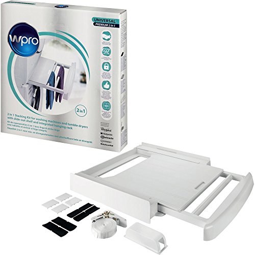 Wpro SKP101 Stacking kit - Piezas y accesorios de secadoras (Stacking kit, White, Plastic, Box, CE, 600 mm)