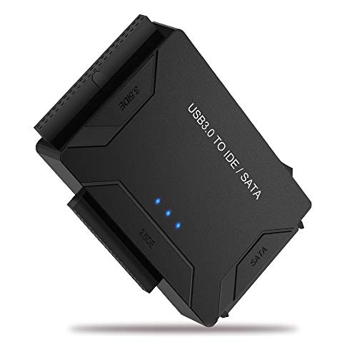 YiYunTE Adaptador USB 3.0 a SATA IDE Conversor de USB a SATA IDE Convertidor de Disco Duro USB 3.0 para SATA HDD SSD e IDE 2.5 3.5 Pulgadas Transferencia 5 Gbps USB a SATA IDE para Win 10/8/7/Vista/XP YiYunTE Adaptador USB 3.0 a SATA IDE Conversor de USB a SATA IDE Convertidor de Disco Duro USB 3.0 para SATA HDD SSD e IDE 2.5 3.5 Pulgadas Transferencia 5 Gbps USB a SATA IDE para Win 10/8/7/Vista/XP