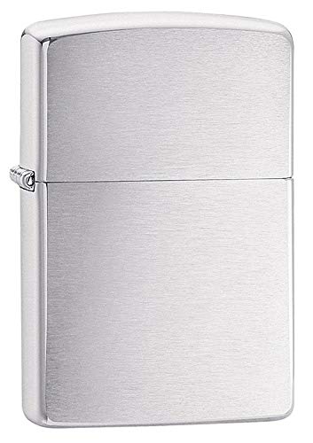 Zippo Brush Chrome Encendedor, Metal, Cromo, Única Zippo Brush Chrome Encendedor, Metal, Cromo, Única