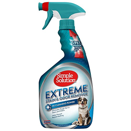 10137-12p Simple Solution removedor de manchas y olores para mascotas Extreme, 945 ml